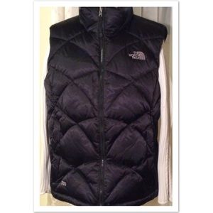 Black north face puffer vest